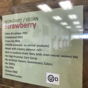 Strawberry at Natural Yogurt Selections in Anchorage