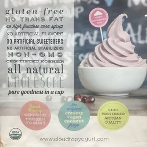 Sign at Natural Yogurt Selections in Anchorage