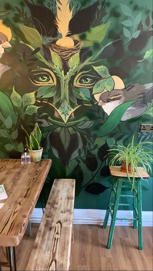 Great artwork at Sacred Space in Hebden Bridge