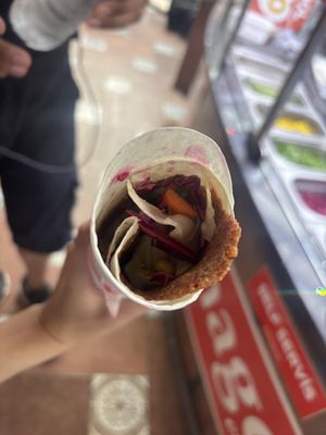 Durum wrap  at Komagene  in Kusadasi