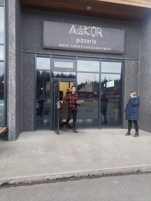Entrance at Askur Taproom in Egilsstadir