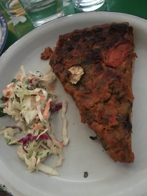 Vegetable tart  at Yiasemi in Athens