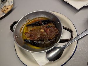 Filled Aubergine at Yiasemi in Athens