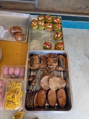 Vegan meats at Baan I in Rayong