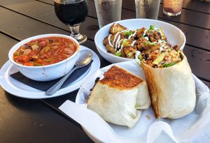 We always have excellent food and service here! at Labyrinth Press Company in Jamestown