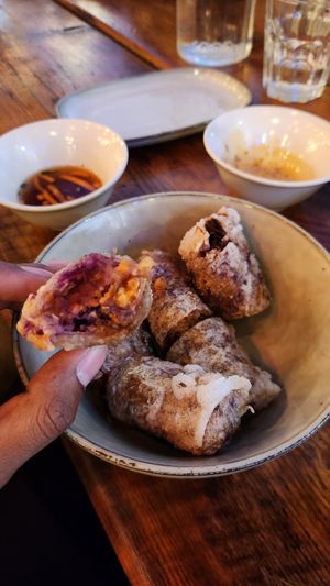 Spring rolls at Pholklore in Torquay