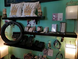 fairtrade product corner at Romdeng in Phnom Penh