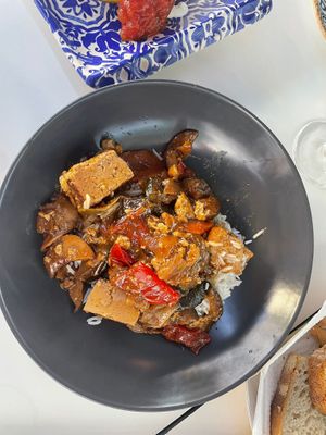 Teriyaki Tofu at Bar Canijo in Algodonales