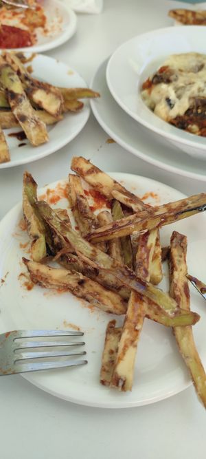 Berenjenas con miel at Bar Canijo in Algodonales