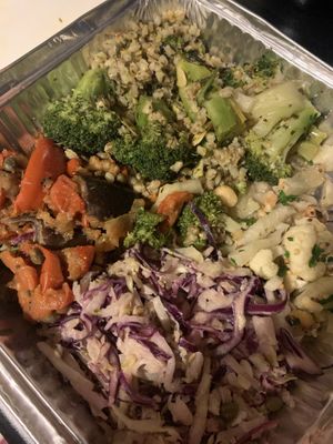 lockdown feast - salad selection  at Ballard's in Thornbury