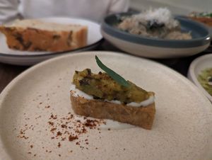 Parsnip roti at Ballard's in Thornbury