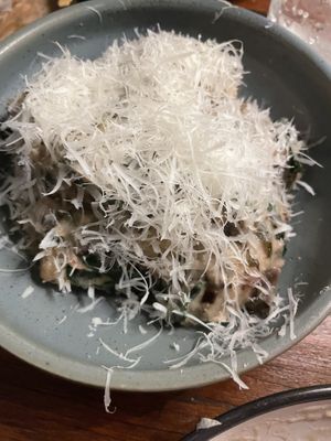 Smoked mushroom Gnocchi  at Ballard's in Thornbury