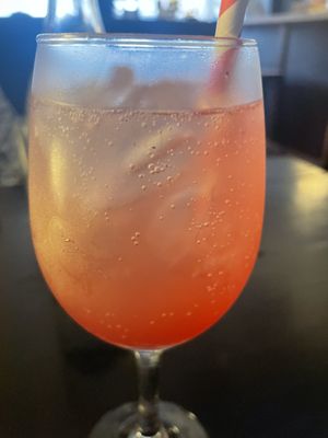 Dragonfruit spritz mocktaill  at Ballard's in Thornbury