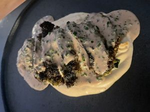 Lions mane steak   at Ballard's in Thornbury