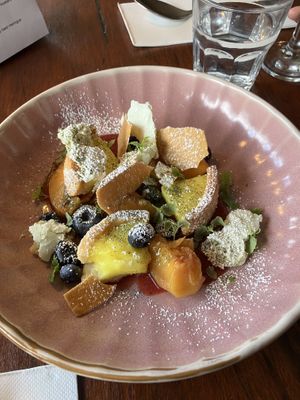 Lemon meringue tart  at Ballard's in Thornbury