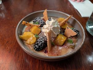 Fig Creme Brulee at Ballard's in Thornbury