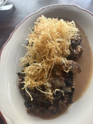 Lions mane steak  at Ballard's in Thornbury