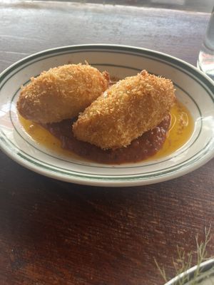 Fried cheese sticks   at Ballard's in Thornbury
