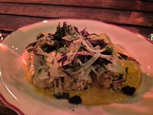 cannelloni $32: good, couldnt taste bacon bits, but the butternut cream was really nice at Ballard's in Thornbury