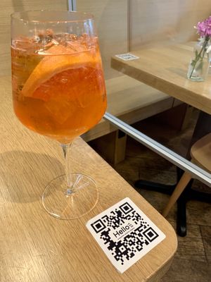 Aperol spritz! Yummmm at Hello 123 in Montreal