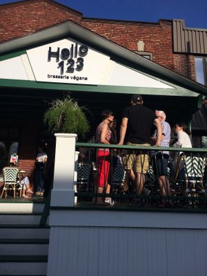 Nice terrace  at Hello 123 in Montreal