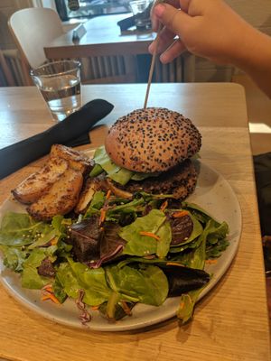 Hello burger at Hello 123 in Montreal