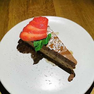 Mocha Cheesecake at Hello 123 in Montreal