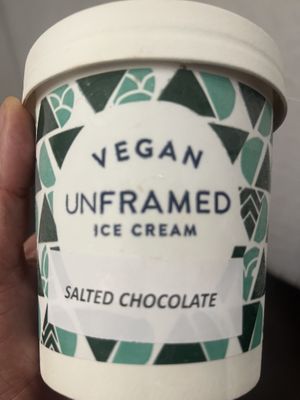 Highly recommended by the server!  at Unframed Ice Cream in Cape Town