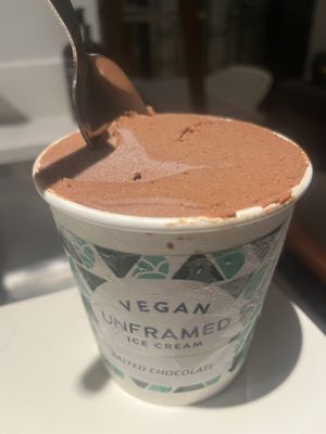 Creamy, rich and really delicious  at Unframed Ice Cream in Cape Town