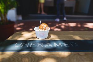 Just chilling. at Unframed Ice Cream in Cape Town