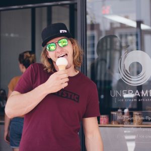 Stoked scoops! at Unframed Ice Cream in Cape Town