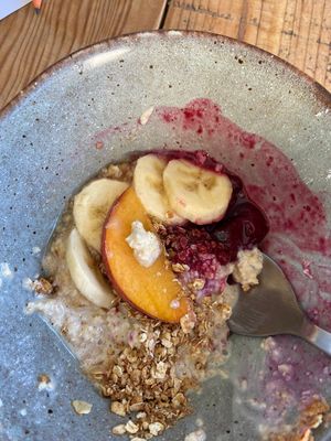 Overnight oats at The Elska Kitchen in Aljezur
