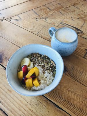 Papa aveia e latte  at The Elska Kitchen in Aljezur