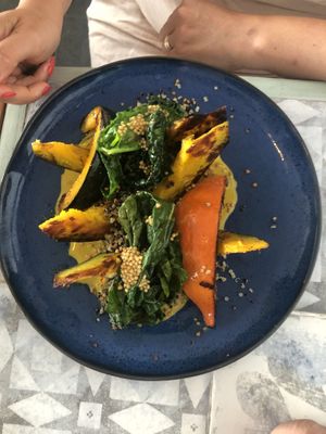 Roasted squash at The Elska Kitchen in Aljezur