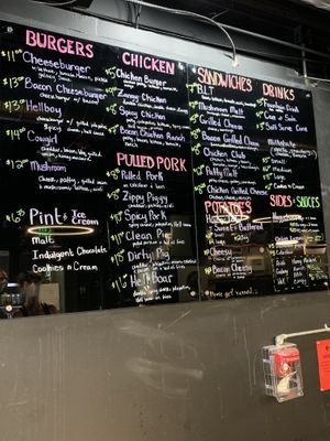 Menu  at Galaxy Rune in Seattle