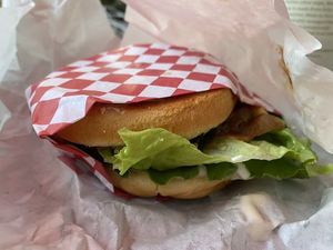 Mushroom Burger at Galaxy Rune in Seattle