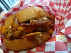 Cowgirl Burger at Galaxy Rune in Seattle