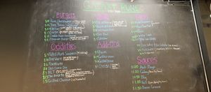 Menu as of 2019 October 24 at Galaxy Rune in Seattle
