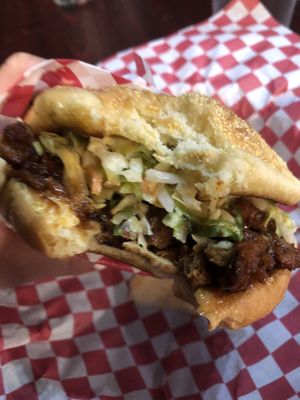 Pulled pork  at Galaxy Rune in Seattle