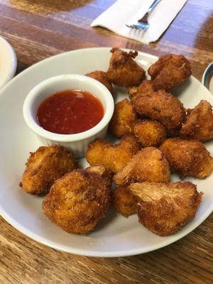 cauliflower bites at Foodhisattva in Cleveland Heights
