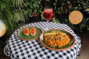 Vegan Paella & Sangria at Vegano Vacano in Bucaramanga