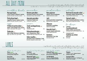 Menu2 at Zebedeus in Wassenaar