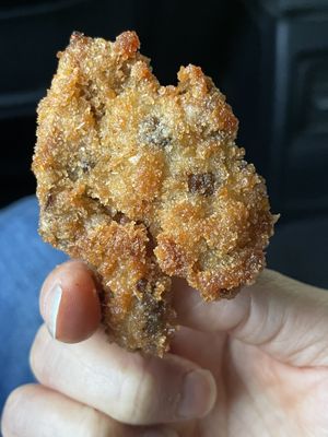 Fried oyster mushrooms (SO GOOD) at Hoa Dang Vegetarian Restaurant in San Jose