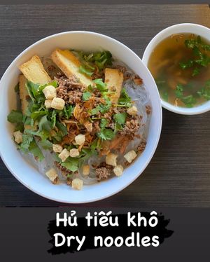 Don’t forget to add the special  brown sauce in the bottle brought out only for this dish  #Veganuary at Hoa Dang Vegetarian Restaurant in San Jose