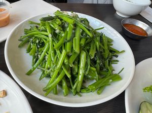 Chinese Spinach at Hoa Dang Vegetarian Restaurant in San Jose