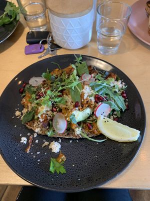 Avo on sourdough without the feta and on gluten free bread at Birchwood Jindabyne in Jindabyne