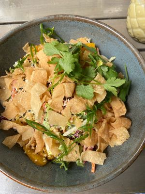 Chinois salad  at Nic's on Beverly in Los Angeles