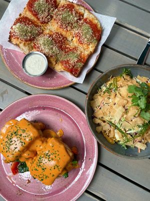 Original pizza  at Nic's on Beverly in Los Angeles