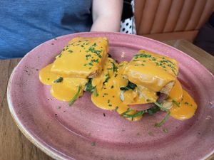 Eggs Benedict   at Nic's on Beverly in Los Angeles