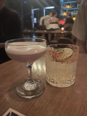 “Wishing for Spring” & their Margarita were made extra well. Very balanced   at Nic's on Beverly in Los Angeles